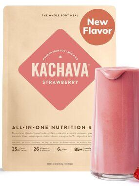 KaChava Superblend Shake Strawberry 25g Protein 15 meals Sealed FRESH